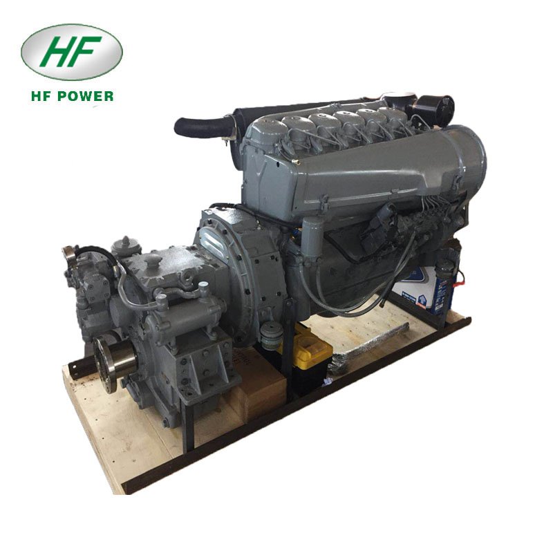 Famous Brand Tractor Turbo Fire Pump air Cooled 6 Cylinder diesel Engine Set 55kw 75hp deutz F6L913 with Gearbox on Sale
